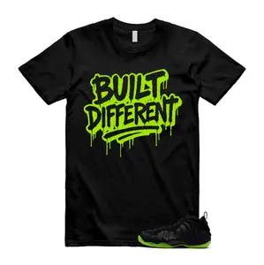 Foamposite One Volt Black T-Shirt to Match Sneakers, Foamposite One Volt Black Shirt, Fashion Clothes, Design Printed T-Shirt, 100% Cotton, Casual Everyday Wear