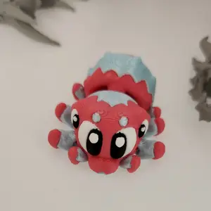 3D Printed Glow in the dark Baby Spider Figurine - Cute Desk Decor