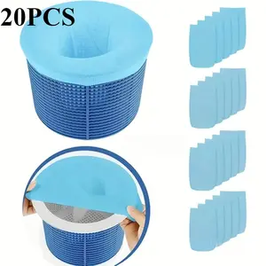 20-Pack of Pool Skimmer Socks - Filters Baskets, Skimmers Cleans Debris and Leaves for In-Ground and Above Ground Pools，Swimming Pool Skimmer Socks Home Appliance Nylon Mesh Filters Baskets Skimmers Swimming Pool Cleaning Tool Accessories