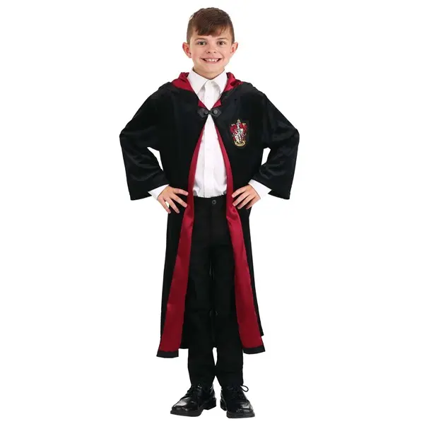 Kid's Harry Potter Deluxe Gryffindor Robe Costume