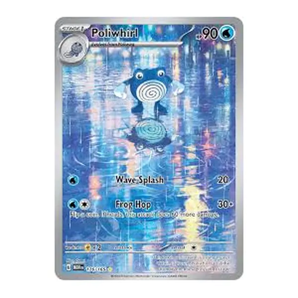 Poliwhirl Holographic Illustrated Single Card - 176/165 - SV Series Scarlet & Violet 151 - Near Mint