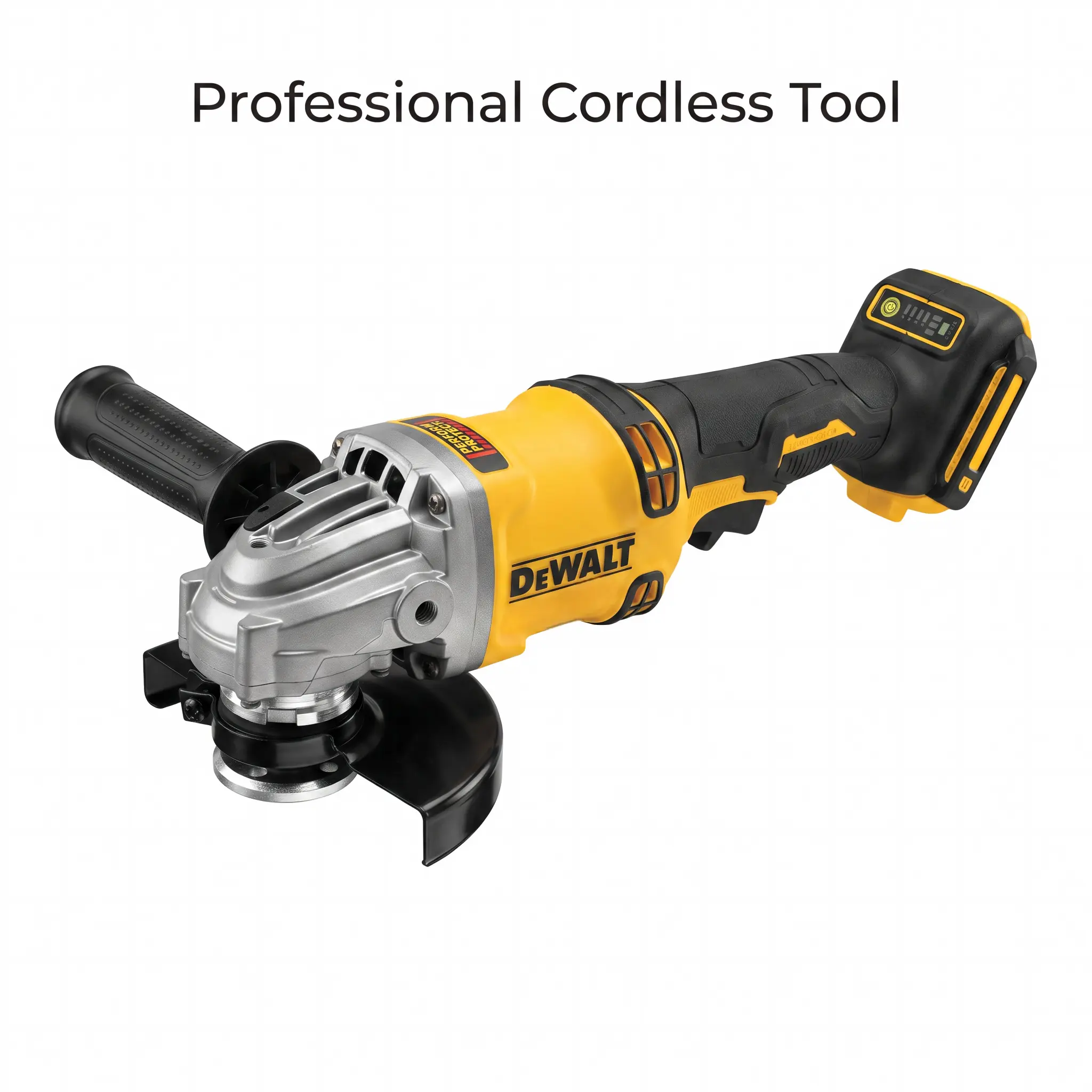 DEWALT DCG405 125mm Angle Grinder - 9000 RPM Hand Tool for Rapid Material Removal, Construction Site Application bolt kit mini electric drill hardware project chuck hex horizontal green laser