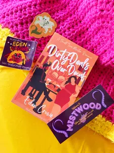 Dirty Deals Over Decaf: A Small Town Monster Romance by Eden Crowe - Signed Paperback