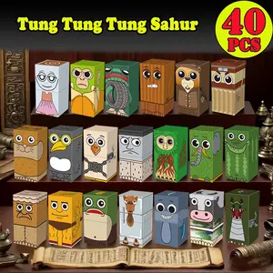 Italian Brainrot Theme 3D Magnetic Building Blocks, Magnetic Building Tiles, Tung Tung Tung Sahur Creative Fun Prank Toy, Stem Sensory Education, Premium Abs Material