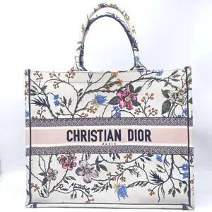 Pre-owned Dior / Embroidered Tote Bag / Handbag NZB29136 ^