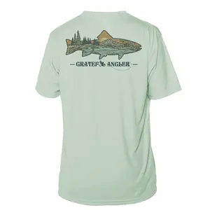 Grateful Angler Mountain Trout Short Sleeve UV Shirt