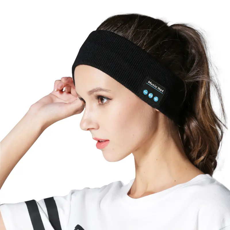Wireless Bluetooth Beanie Hat with Light Headlamp Cap, Includes Audio Headphones for Sports & Speaker Mic, Perfect Gift for Men & Women, Ideal for Outdoor Activities, Mobile