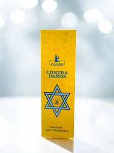 Olofin Contra Danos Incense Olofin Square Box 25/8ct Sticks Total 200 Aromatic Fruity Scent Diffuser Scented Product