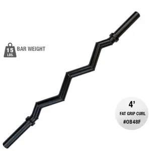 Body-Solid Olympic Curl Bar, Fat Grip Body-Solid Olympic Curl Bar, Fat Grip