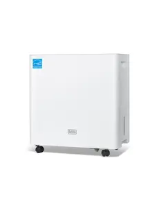 BLACK+DECKER Portable Dehumidifier, Extracts 22.27-Pint Per 24-Hours, Dehumidifier for Home up to 1500 Sq. Ft. Coverage, 6.8-Pint Bucket, Energy Star 6.0 Certified, BDM22WCDA, White