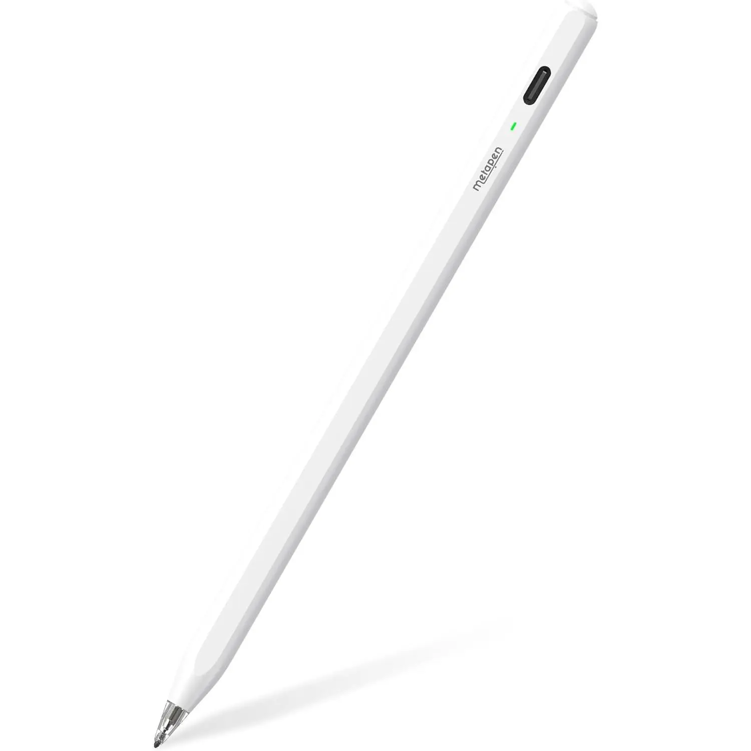 Metapen Pencil Air8 Pro for iPad 2018-2026, Ultra-Quiet, 2X Fast Charging, Palm Rejection Stylus Pen for iPad a16/11/10/9/8/7/6th Gen, Pro 12.9/11/13-inch M4, Air 3/4/5/M2/M3/M4, Mini 5/6th