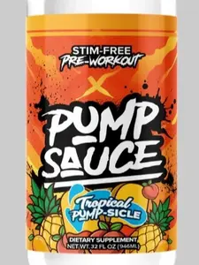 Pump Sauce Stim-free Pump Tropical Pump-sicle Pre-workout Supplement 32 Fl Oz 946ml