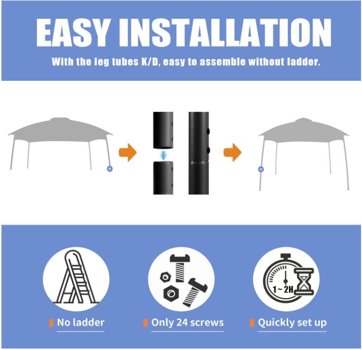 10'x10' Gazebo for Patios, Double Vent Outdoor Canopy with Curtains & Sand Bag, Outside Patio  Lines Decorative for Backyard (Dark Grey) pergola