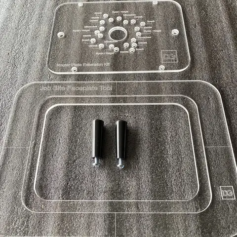 Jobsite ROUTER Faceplate tool - Acrylic Template