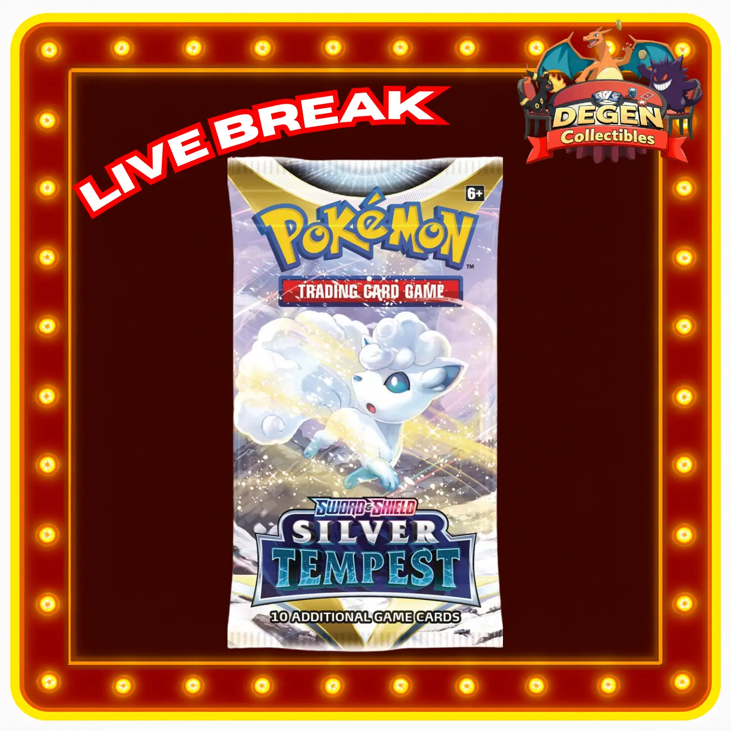 Pokemon TCG [ENG] Silver Tempest Booster Pack LIVE RIP ONLY
