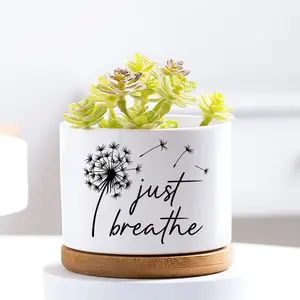 Elegant Dandelion Outdoor Vase, Perfect Indoor & Outdoor Plant Decor, Ideal Gift for Plant Lovers, Cute & Ceramic Planters