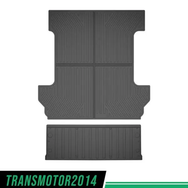 Motor Interior-TPE Truck Bed Mat and Tailgate Mat Fit For 2019-2026 Silverado/Sierra 1500 5.8FT
