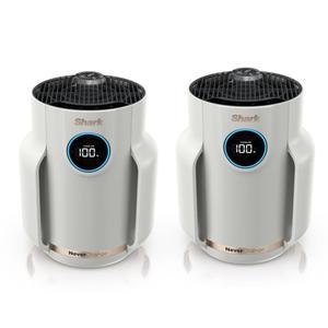 SHARK NeverChange Bundle Compact Pro Air Purifier with HEPA-exceeding Anti-Allergen Filtration for 250 Square Feet Coverage