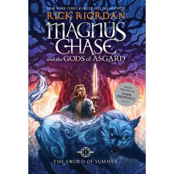 Magnus Chase and the Gods of Asgard Book 1: Sword of Summer - Rick Riordan Kinetic, Witty, Exciting English Paperback, 7.6" h x 5.2" l x 1.4" w