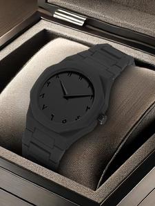 men's business fashion round dial quartz watch, fashion watch for party, daily clothing decor, trendy all-match & exquisite watch for birthday gift with box