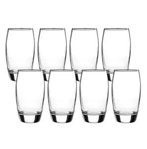 Ellendale Drinking Glasses, 16 Ounces, Set of 8