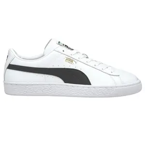 PUMA Mens Basket Classic Xxi Lace Up Sneakers Shoes Casual - White