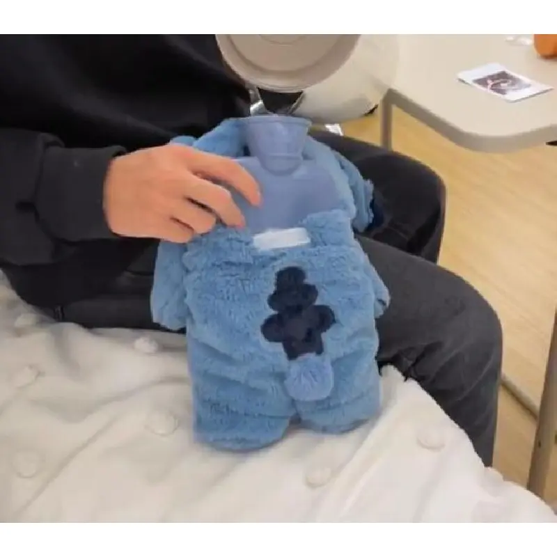 Cute Cozy Lightweight Plush Toy Hot Water Bottle - for Instant Warmth, Sweet Hugs, Ideal Gift (Toys & Hobbies Specialty DIY Supply)