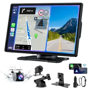 WHATOOK 7/9 inch Carplay Portable Wireless Carplay Car Stereo,  Wireless CarPlay Screen for Car,Apple Carplay, Android Auto, Air Play, Mirror Link