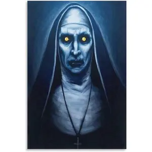 Horror Art Posters Scary Nun Room Decor Posters