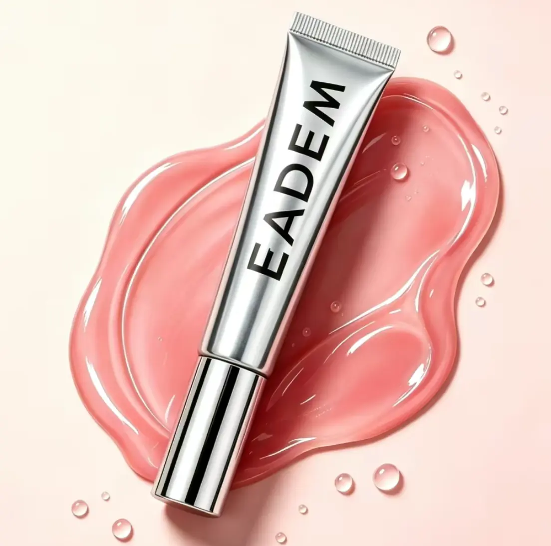 EADEM VEGAN GLASS GLOSS LIP BALMButter Mochi, Hydrating Lip Treatment BalmFor Dry Cracked Lips, Long LastingMoisturizing Shiny Lip Care