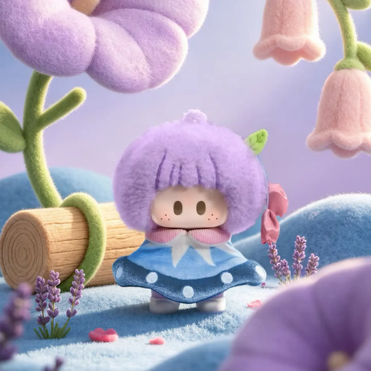 YOYO Flower Fluffy Field Series Vinyl Plush Blind Box Cute Collectible