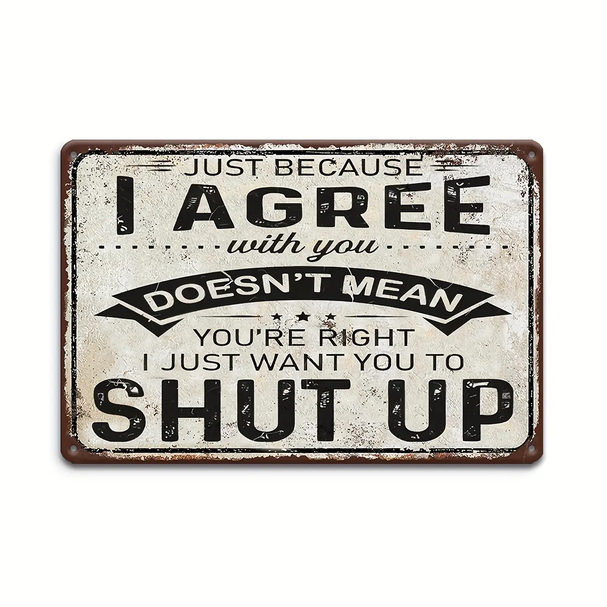 [Retro Aluminum Tin Sign] 1pc Versatile Theme 8x12 in Metal Signage, Decor Sign for Office Home Use, Ideal for Art Collectors & Wall Decor Enthusiasts Collectibles Plaque