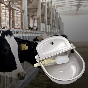 Automatic Animal Water, Automatic Chicken Waterer, Outdoor Dog Water Feeder, 304 Stainless Steel Water Bowl with Plastic Float Valve