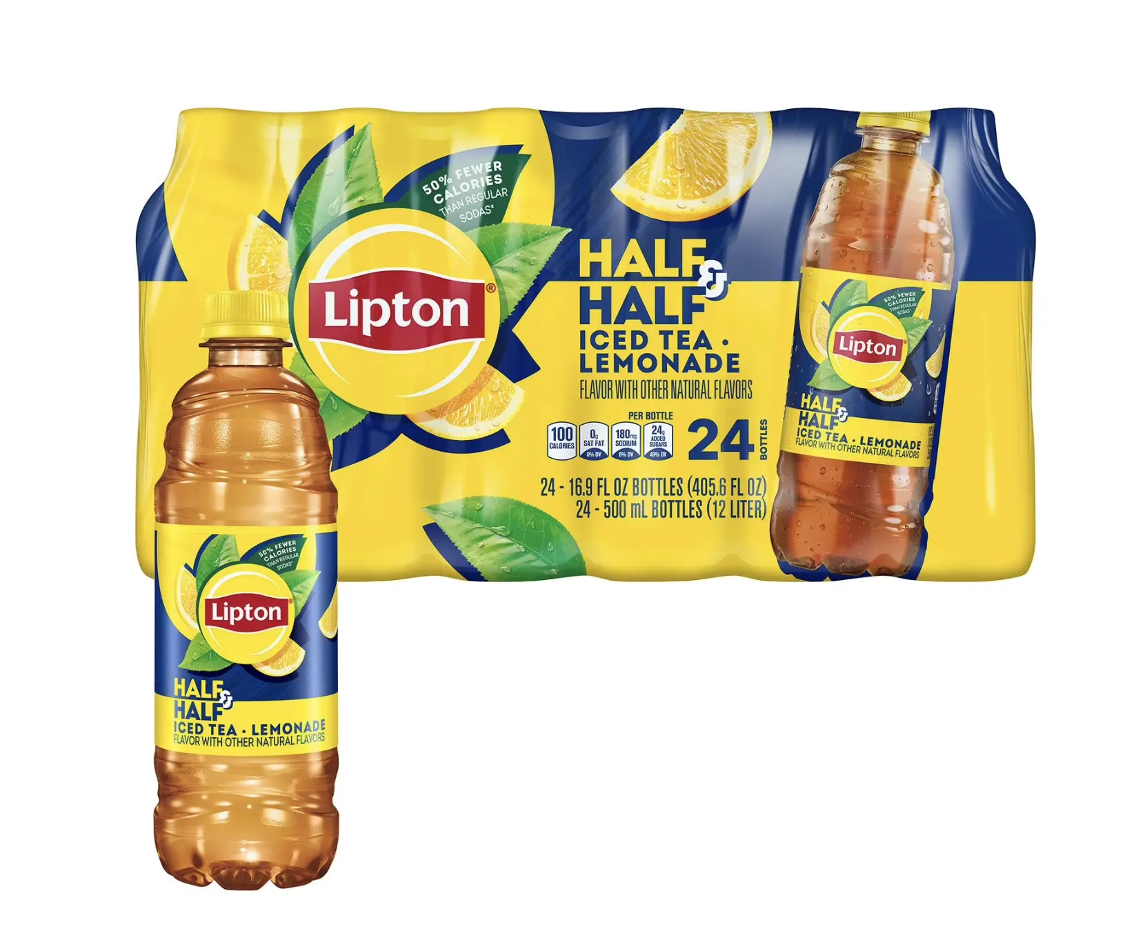 Lipton Half and Half Iced Tea and Lemonade 16.9 fl. oz., 24 pk.