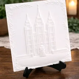 Salt Lake Temple Model LDS Wedding Gift Mormon Home Decor Temple Wall Art Latter Day Saint Gift Religious Decor