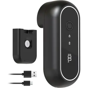 Turbo Rechargeable Can Opener - Professional Grade , Auto-Stop, LED  Life Display, Wall-mountable, Side Cut Electric Can Opener for Smooth Edge, Hands-free Operation,USB-C