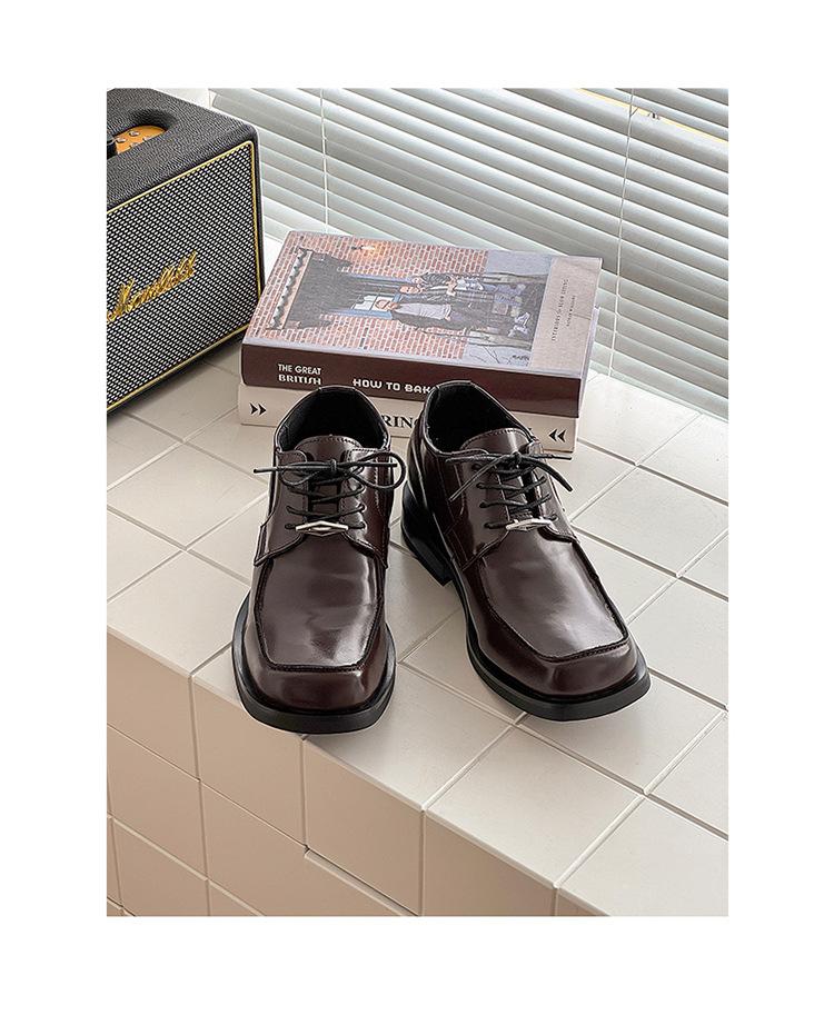 2026 Men's Square Toe Derby Shoes, Niche Trendy Casual Business Formal Shoes, Versatile Dress Shoes for Office & Daily Wear