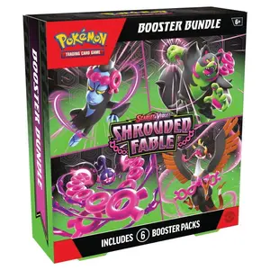 JoyX Pokemon Trading Card Games Scarlet & Violet 6.5 Shrouded Fable Booster Bundle