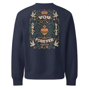You Only Live Forever Oversized Heavyweight Sweatshirt