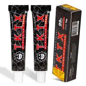 TKTX Tattoo Numbing Cream (2 Pack) ,99% Very Strong,Relief Cream forTattoos,Waxing,Microneedling,Lecithin ExternalCream 10g
