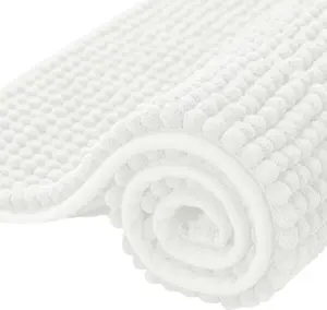 Bathroom carpet Chenille bath carpet soft short plush bath mat soft shower mat absorbent shower mat quick-drying machine wash Decor Rug rugs living room kitchen  runner faze  rug