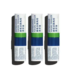 Naturals Nasal Inhaler 2-in-1 Eucalyptus & Peppermint Essential Oil Sticks for Breathing Relief, Fatigue & Mental Clarity Aromatherapy 2ml - Healthcare Soothing