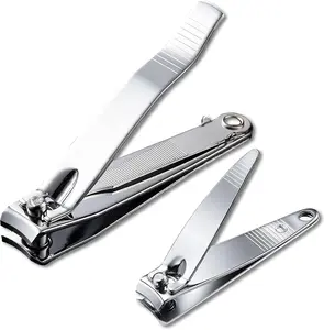Nail Clippers Set, Ultra Sharp Stainless Steel Fingernail and Toenail Clipper Cutters,Travel Nail Kit for Men Women