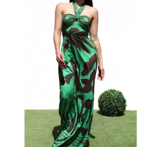 The Everyday Maxi Dress - Casual Chic Smocked Back Dress in Soft Stretchy Fabric 90% Polyester 10% Spandex