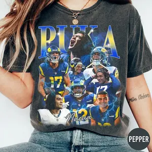 Puka Nacua Vintage Bootleg Shirt, Puka Nacua Rap Tee, Game Day Shirt, Football Shirt