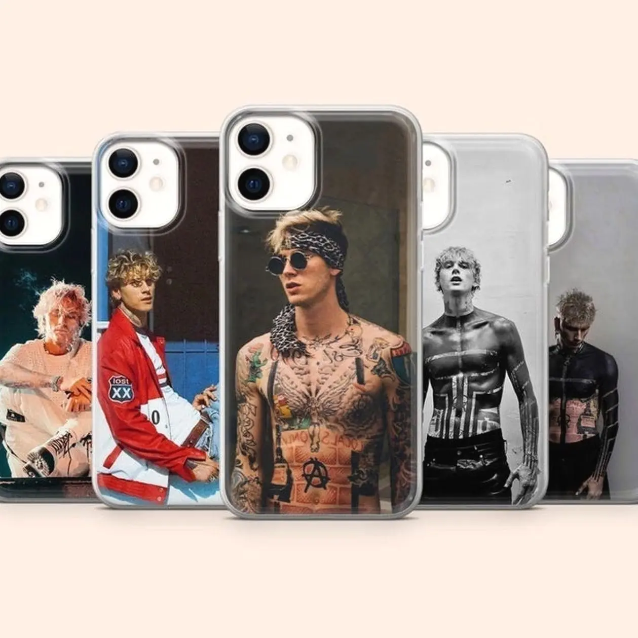 Machine Gun Kelly Phone Case MGK Singer Compatible with iPhone 17, 16, 15, 14, 13, 12, 11, X & Galaxy.