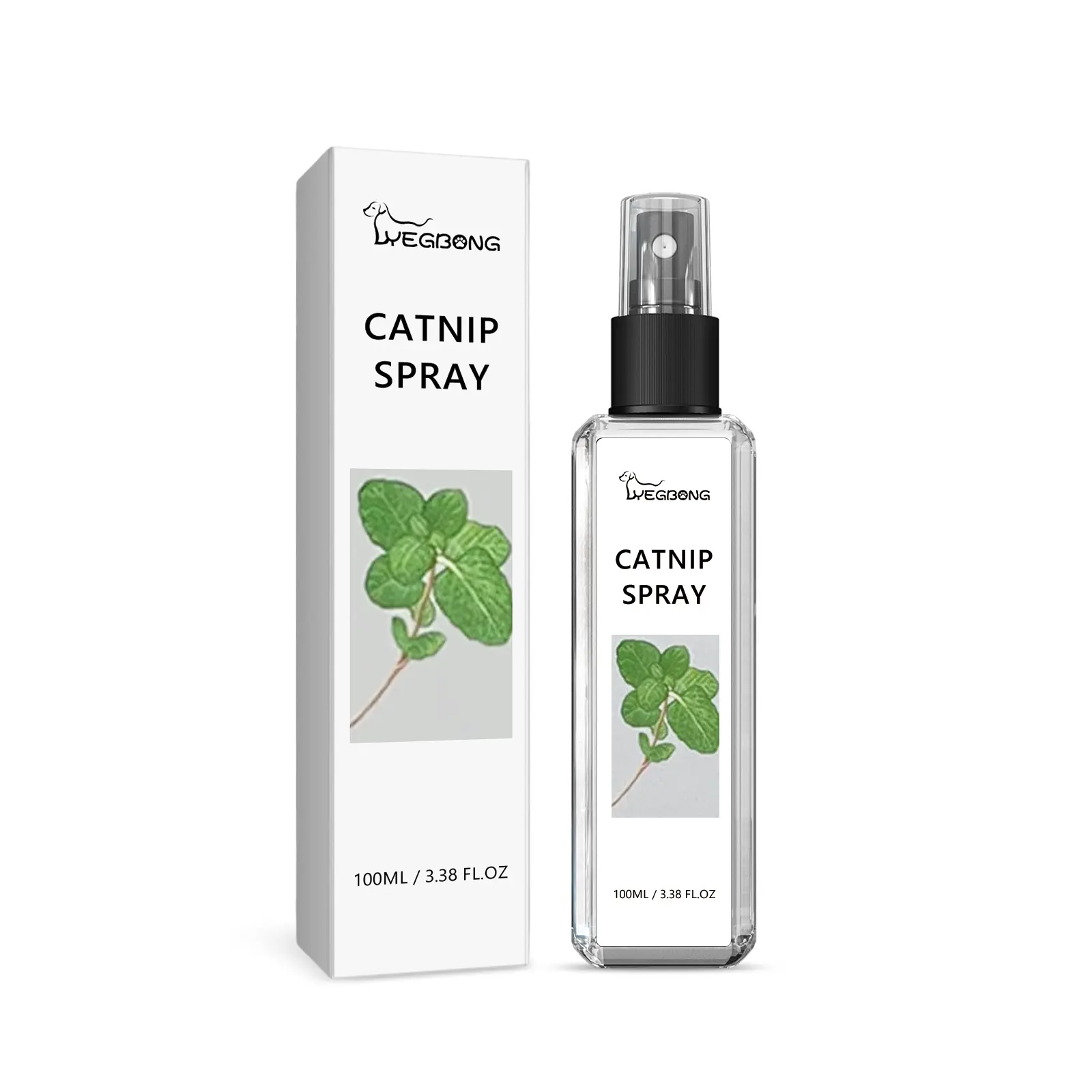 Catnip Spray for Cats - Edible Pet Health Care Product with Glycerin & Emulsifiers, Reduces Anxiety in Kitties, Protects Animal Health, Boosts Vitality