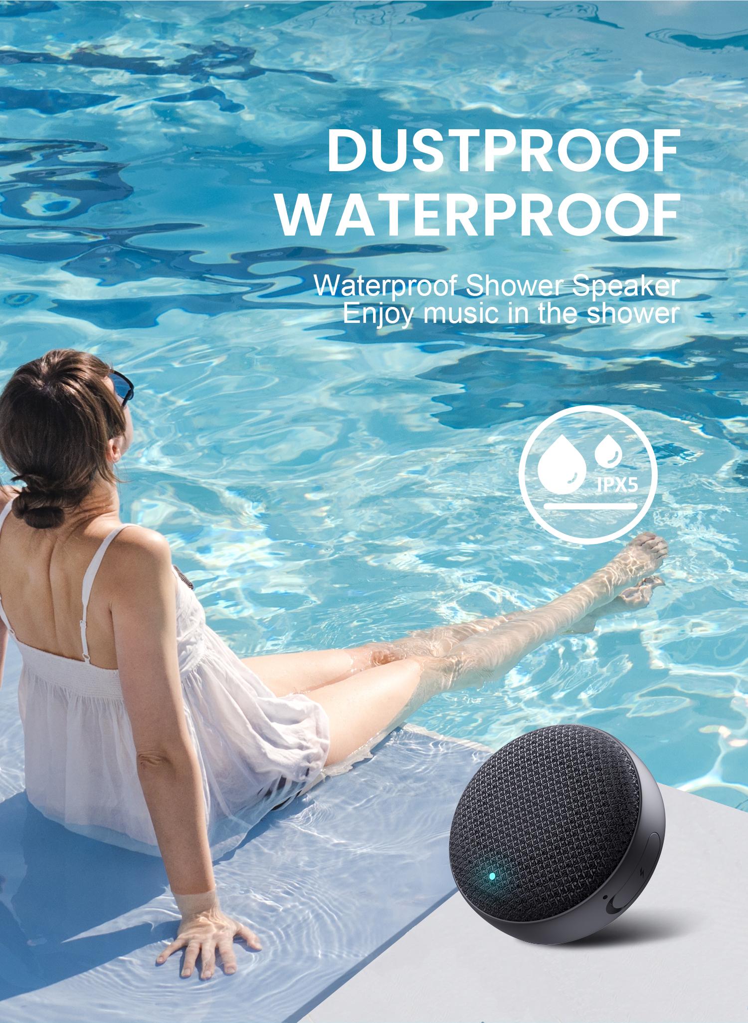 【2026 Upgraded】SUPERONE 4-in-1 Wearable Bluetooth Speaker【Hang Clip, Wrist Watch, Hang Hook & MagSafe Stand】Hi-Fi Sound TWS Portable Wireless Mini Speaker, IPX7 Waterproof for Work, Running & Outdoors