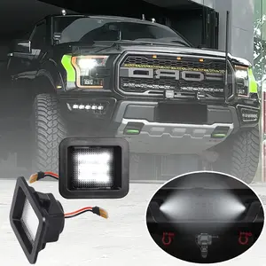 💡🚗 2Pcs LED License Plate Lights | Fits Ford F150 2015-2020/Raptor 2017-2020 ✅18SMD 6000K Bright ✅Waterproof & Durable ✅Plug & Play No Modification | Upgrade License Plate Lighting & Safety! Led Car Lights