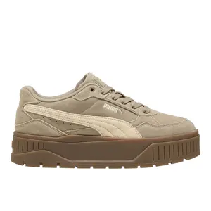 PUMA Womens Karmen Ii Idol Sd Lace Up Sneakers Shoes Casual - Beige